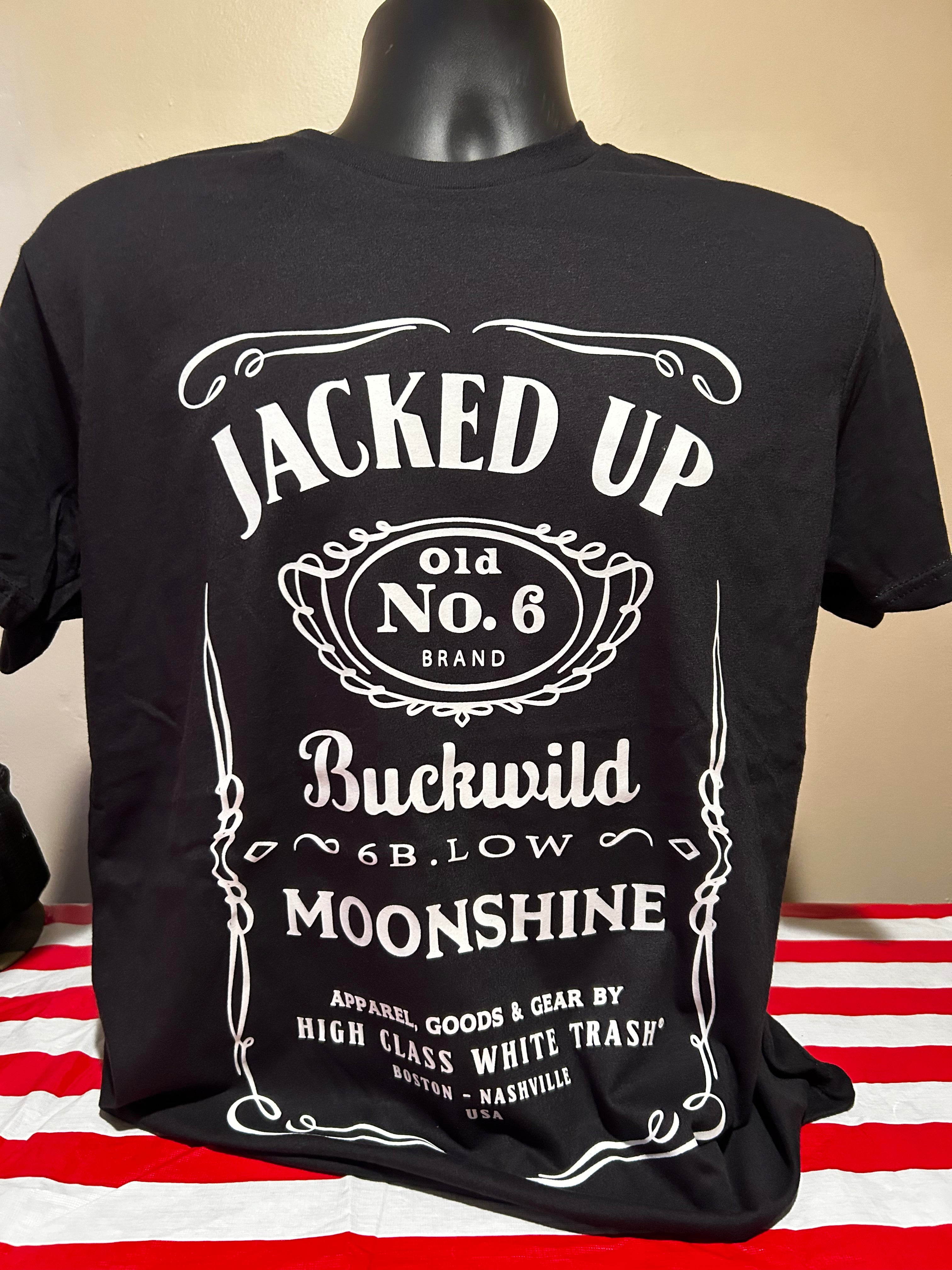6B.LOW JACKED UP TEE BLACK