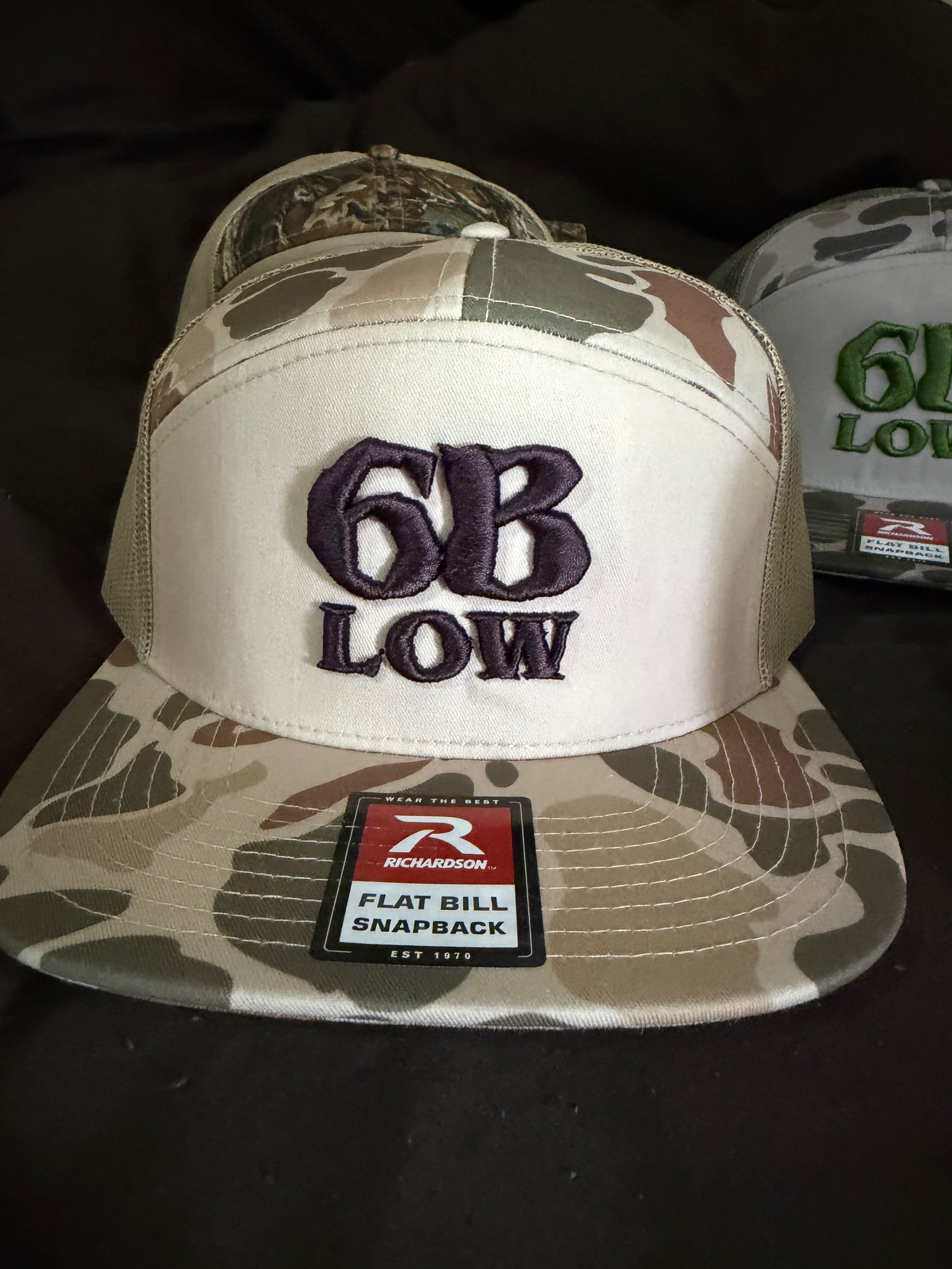 6B.Low Richardson 168P Harvest Duck Camo (7-Panel Snapback)