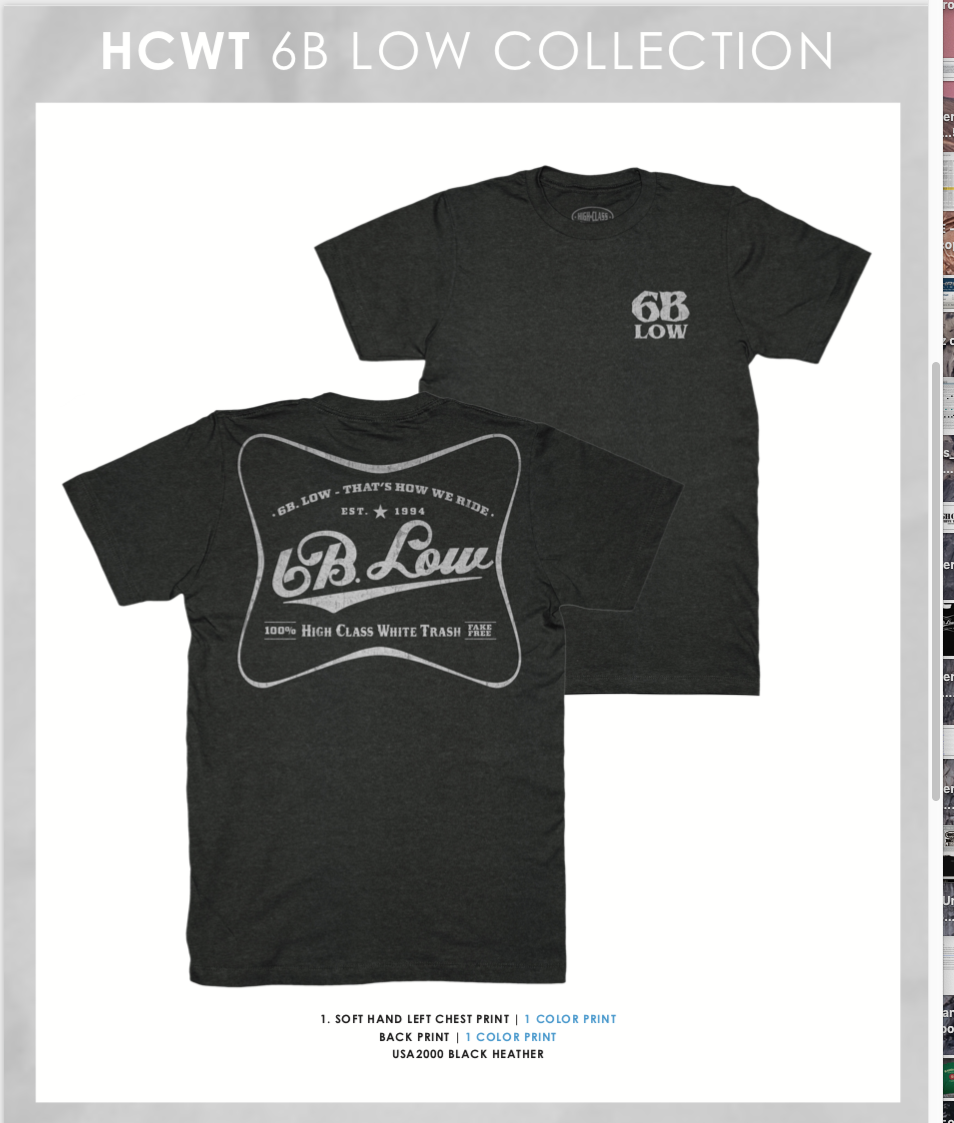 6B.LOW X HCWT HIGH LIFE TEE